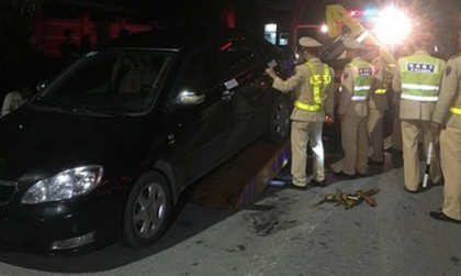 Mức phạt ô tô không chấp hành yêu cầu kiểm tra về chất ma túy của người thi hành công vụ